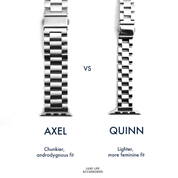 QUINN Thinner Stainless Steel Apple Watch Band