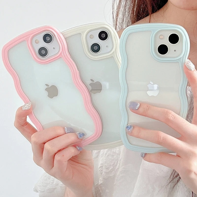 SABRINA Pastel Wavy iPhone Case