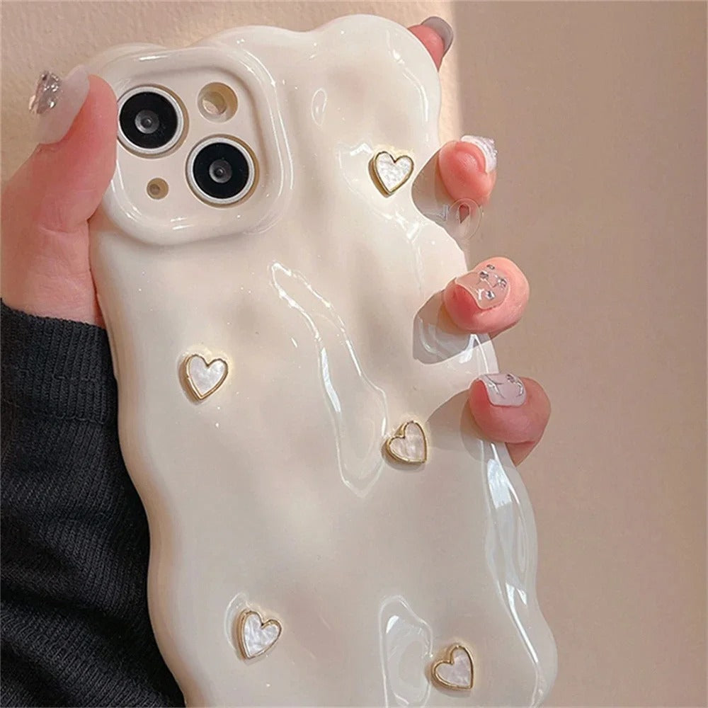 PEARL HEART iPhone Case