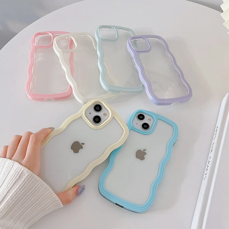 SABRINA Pastel Wavy iPhone Case