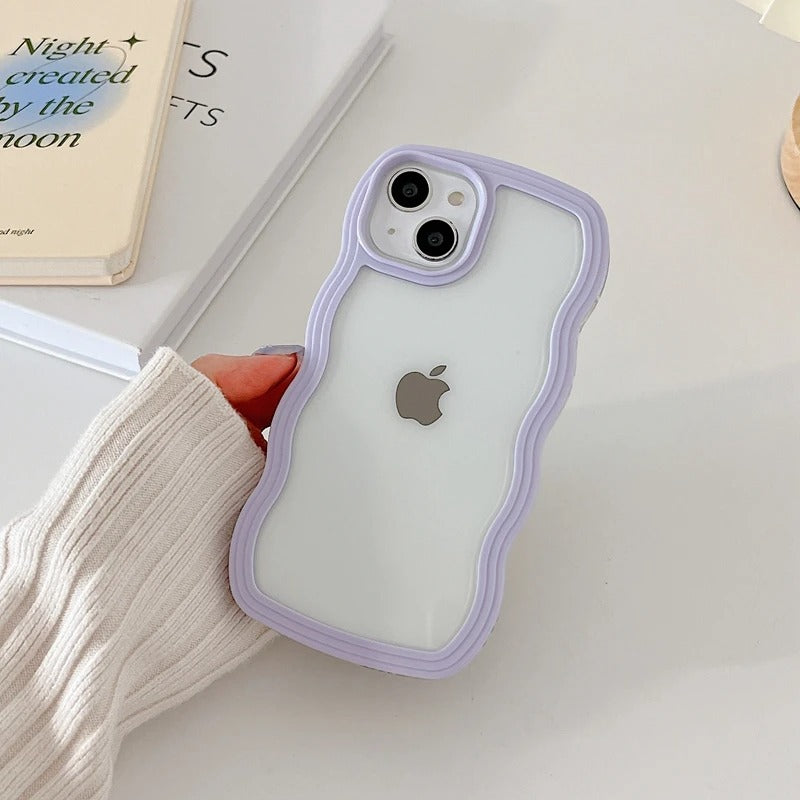 SABRINA Pastel Wavy iPhone Case