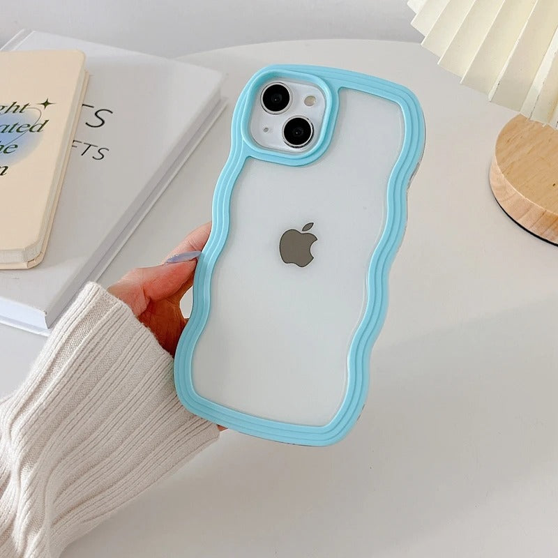 SABRINA Pastel Wavy iPhone Case