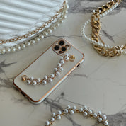 LUNA Pearl Chain iPhone Case