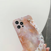 RIVER Marble Resin Chain iPhone Case - Luxe Life Accessories