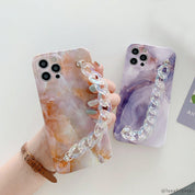 RIVER Marble Resin Chain iPhone Case - Luxe Life Accessories