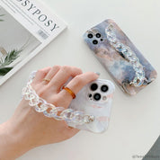 RIVER Marble Resin Chain iPhone Case - Luxe Life Accessories