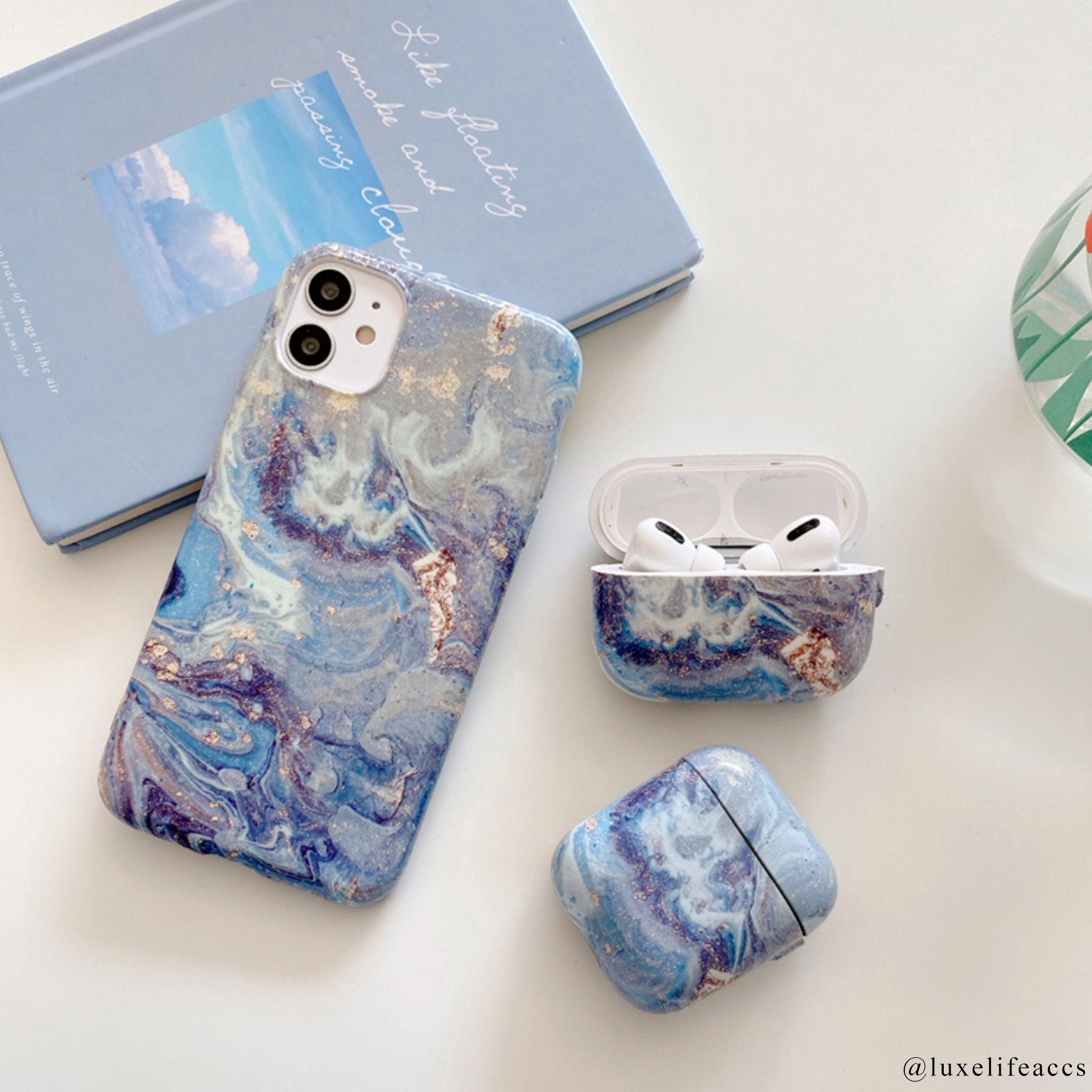 LAYLA Marble iPhone Case and AirPods Set Luxe Life Accessories